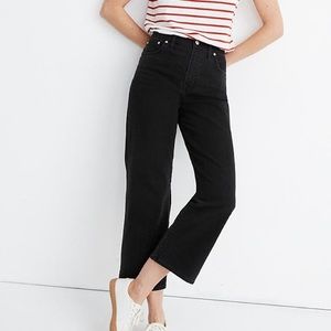 Petite Slim Wide-Leg Jeans in Lunar Wash